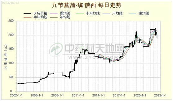 九节菖蒲 后市支撑仍强