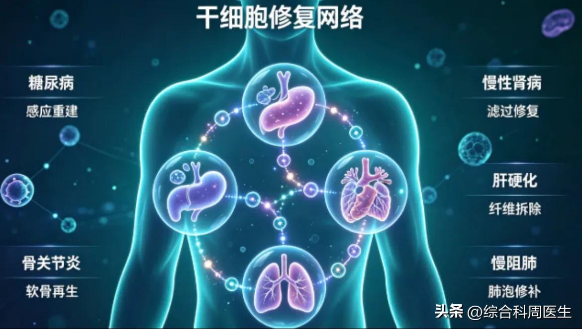 重磅：干细胞正式向五大慢病宣战，最新临床数据实锤修复效果