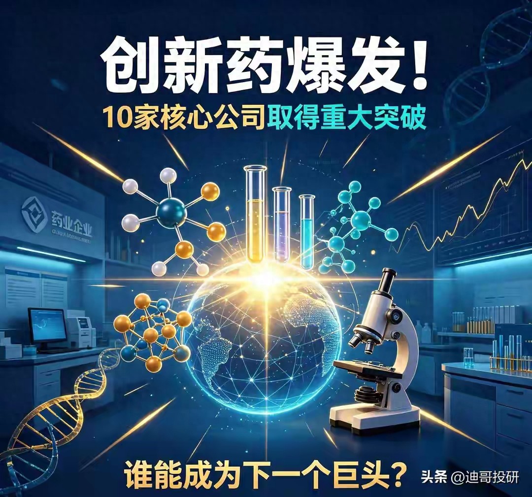 中国创新药大爆发！10巨头突围，谁将问鼎世界级药企？